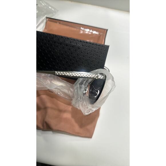 ALAÏA 61mm Cat Eye Sunglasses silver blue - Picture 12 of 12